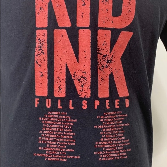 Men’s Black T-Shirt Bundle Sneaker Freak + Kid Ink T-shirts Chest Med 40-42" - Picture 4 of 11